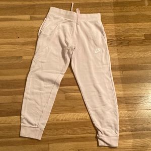 Pink kids Nike sweats